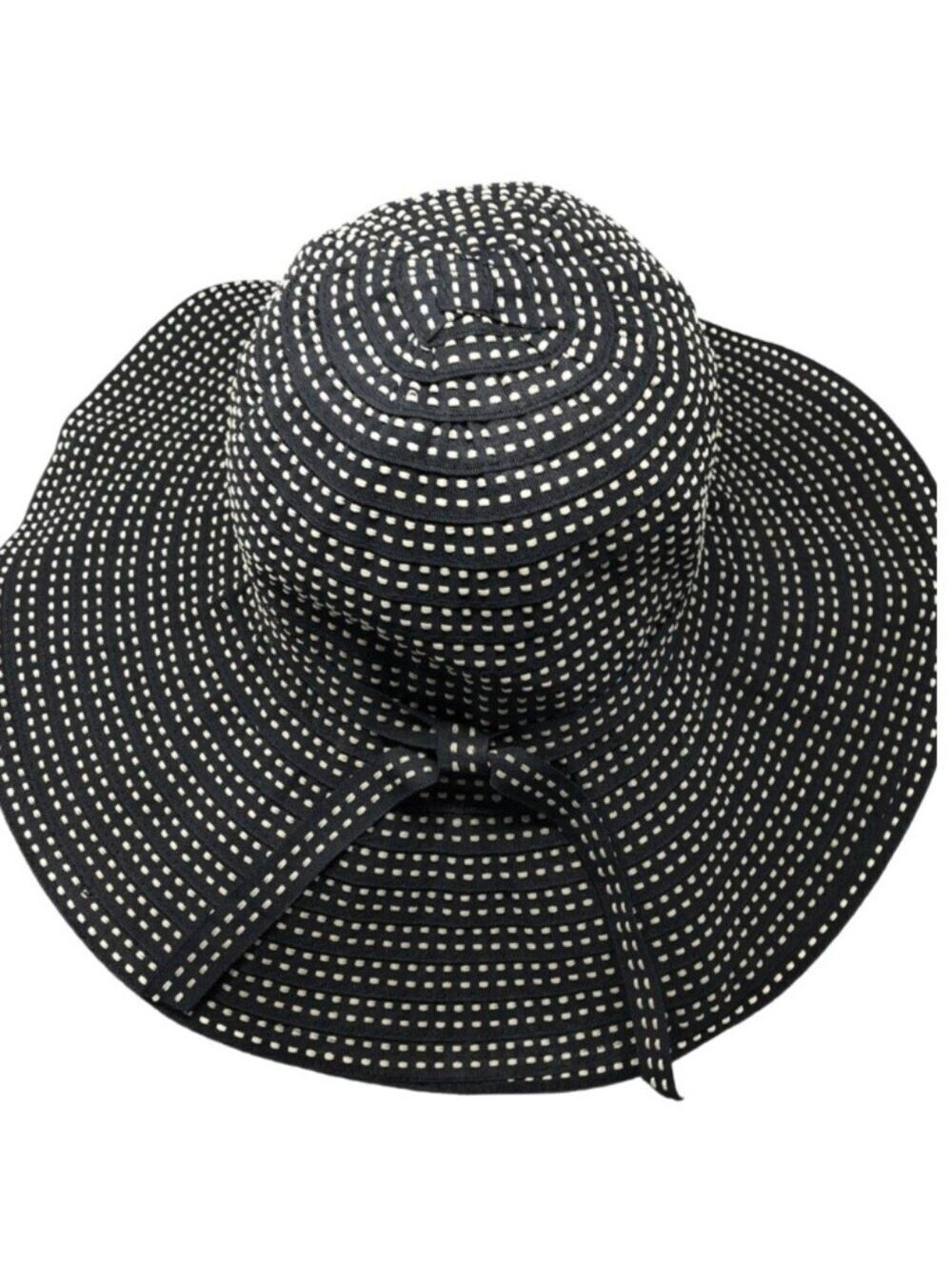 Sun Hat -  Black and White - Picture 12 of 17